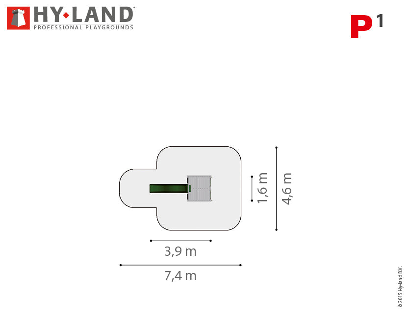 Hy-land Project P1 Climbing Frame – Hyland P1 – view 5