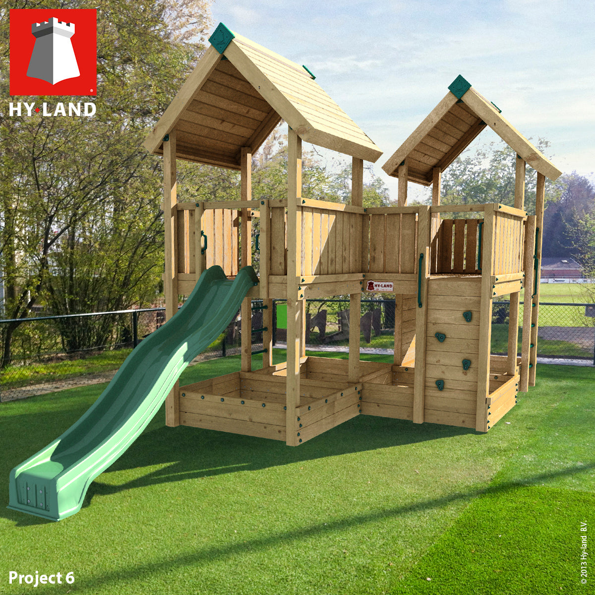 Hy-land Project 6 Climbing Frame , Hyland P6 – view 2