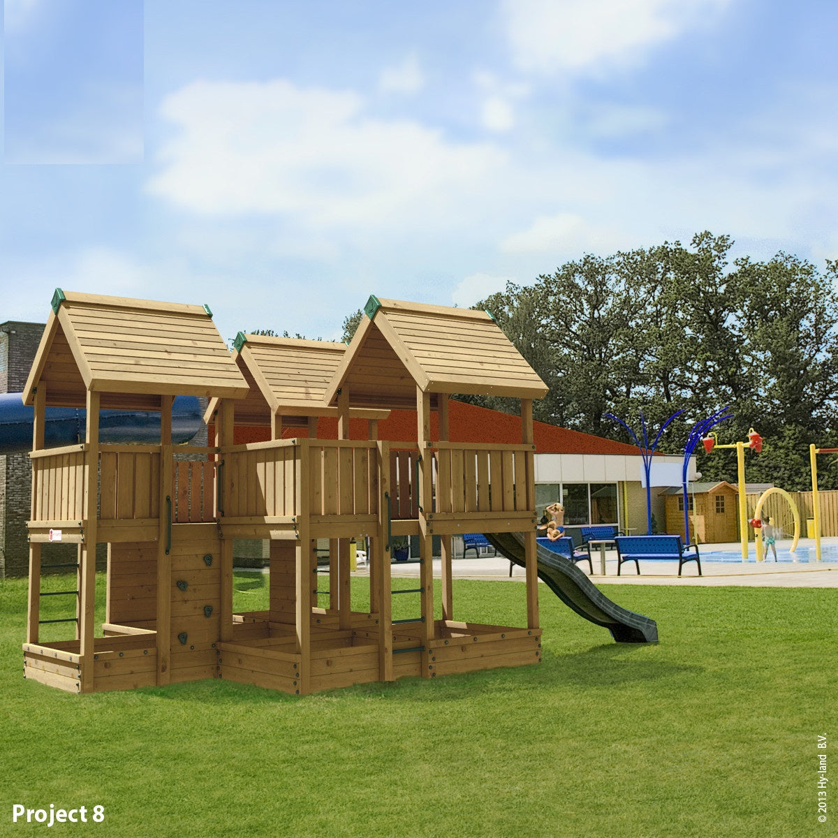 Hy-land Project 8 Climbing Frame , Hyland P8 – view 6