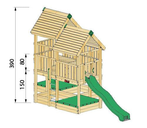 Hy-land Project 6 Climbing Frame , Hyland P6 – view 4
