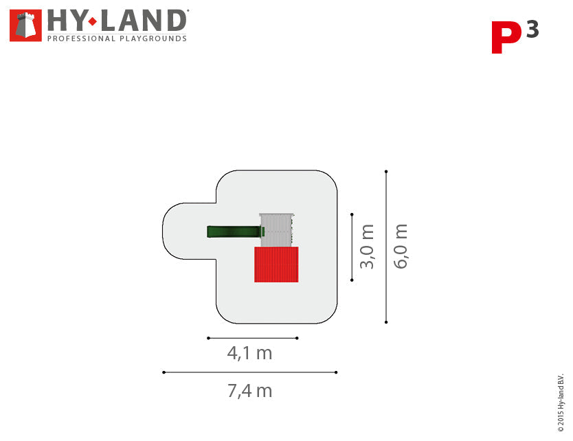 Hy-land Project 3 Climbing Frame, Hyland P3 – view 7