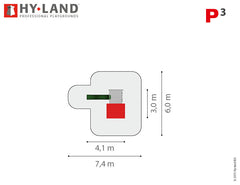 Hy-land Project 3 Climbing Frame, Hyland P3 – view 7