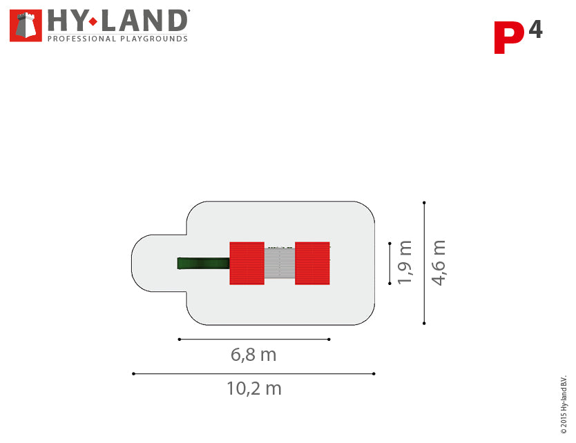 Hy-land Project 4 Climbing frame , Hyland P4 – view 8