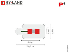 Hy-land Project 4 Climbing frame , Hyland P4 – view 8