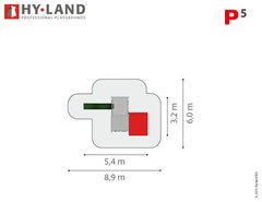Hy-land Project 5 Climbing Frame , Hyland P5 – view 8