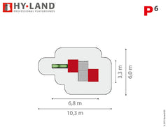 Hy-land Project 6 Climbing Frame , Hyland P6 – view 3