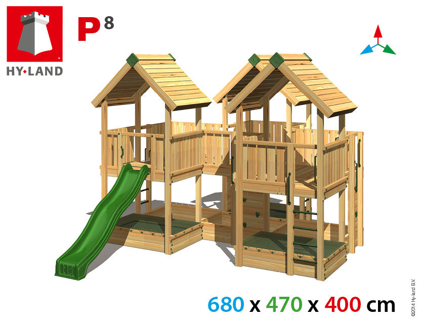 Hy-land Project 8 Climbing Frame , Hyland P8 – view 9