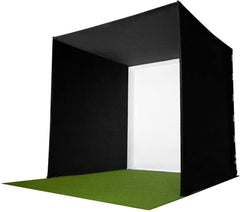 GolfBaysUK Optishot 2 Golf Simulator Bundle – You Get Deep Golf Enclosure, 1.5M X 1.5M Golf Mat, Optishot2 Golf Simulator - For Home - Train from Home Package