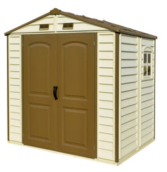 Duramax 4ft x 8ft Sidemate Vinyl Resin Outdoor Storage Shed
