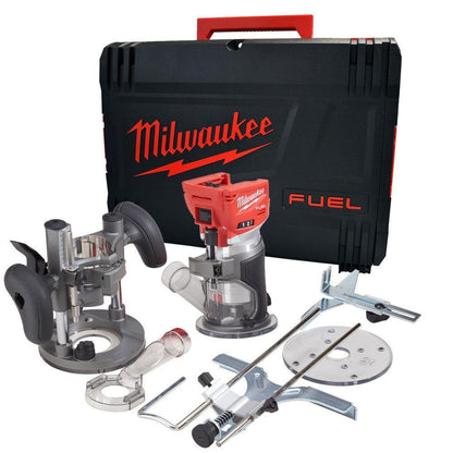 Milwaukee 18V 10 Piece Combo Kit with 3 x 5.0Ah Batteries & Charger & Accessory Set M18T4TKIT-4706