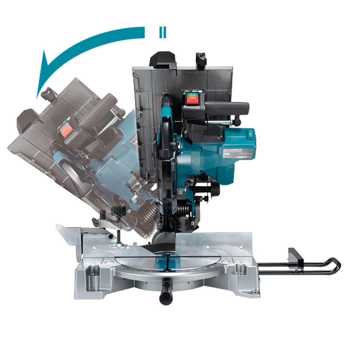 Makita LH001GZ 40V Max XGT Brushless 260mm Table Top Mitre Saw with 1 x 8.0Ah Battery & Charger