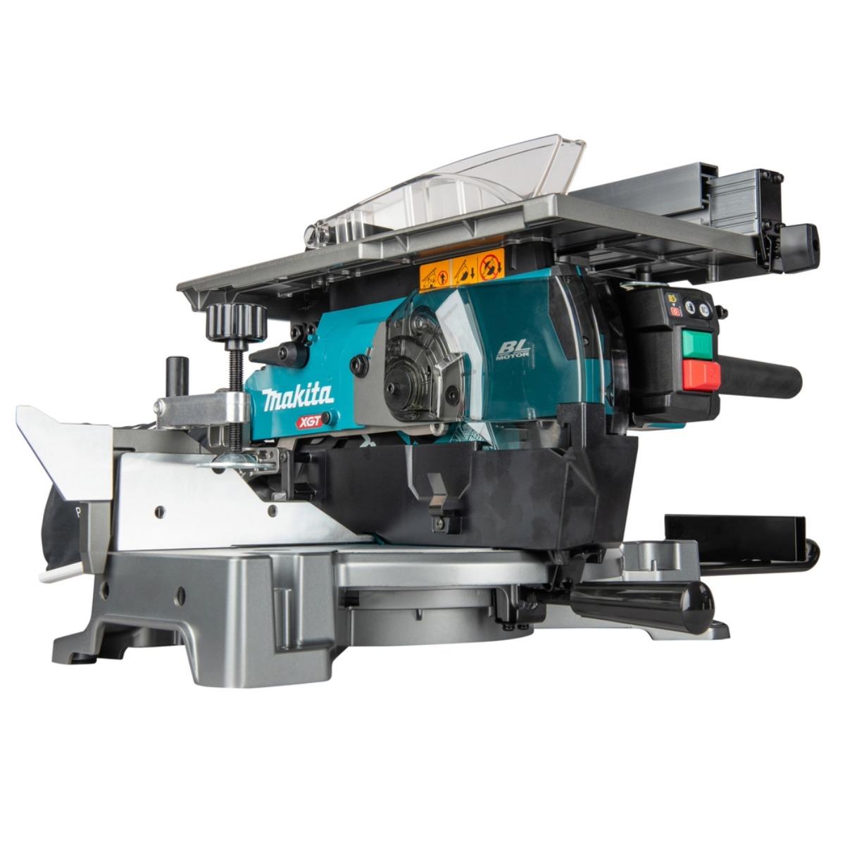 Makita LH001GZ 40V Max XGT Brushless 260mm Table Top Mitre Saw with 1 x 8.0Ah Battery & Charger