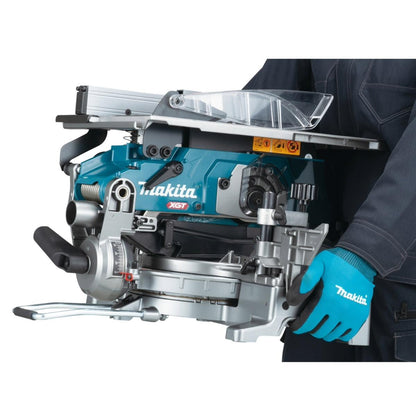Makita LH001GZ 40V Max XGT Brushless 260mm Table Top Mitre Saw with 2 x 5.0Ah Battery & Charger