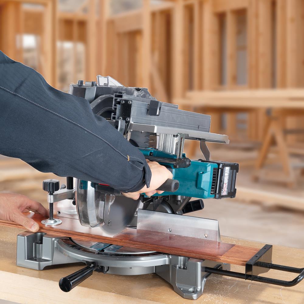 Makita LH001GZ 40V Max XGT Brushless 260mm Table Top Mitre Saw with 2 x 5.0Ah Battery & Charger