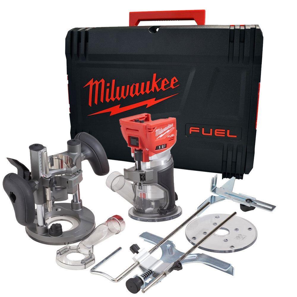 Milwaukee 18V 11 Piece Combo Kit with 3 x 5.0Ah Batteries & Charger & Accessory Set M18T4TKIT-4632