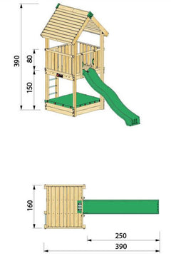 Hy-land Project 2 Climbing Frame, Hyland P2 – view 10