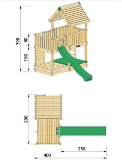 Hy-land Project 3 Climbing Frame, Hyland P3 – view 3