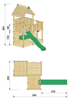 Hy-land Project 5 Climbing Frame , Hyland P5 – view 10