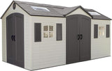 Lifetime 15′ x 8′ Dual-Entry Outdoor Storage Shed